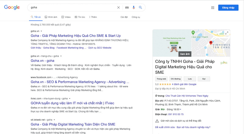 Sử dụng Google My Business cũng giúp doanh nghiệp cải thiện SEO