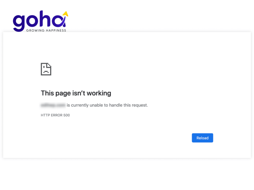 hiện tượng downtime của website