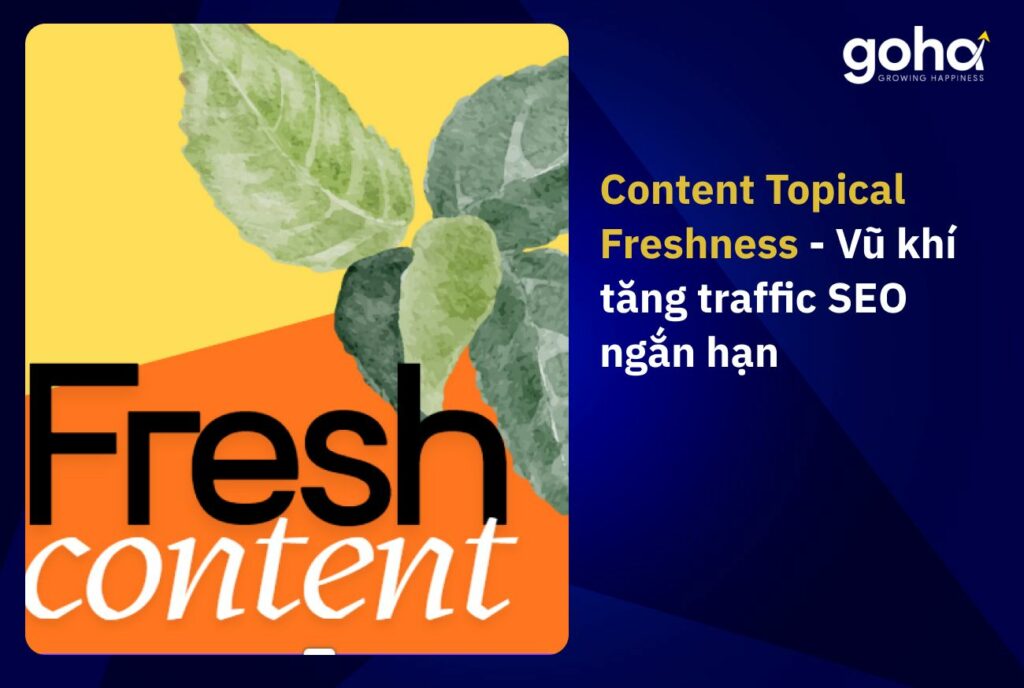 Content Topical Freshness - Vũ khí tăng traffic SEO ngắn hạn